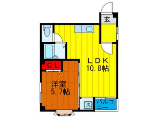 ツーステーションＡの物件間取画像